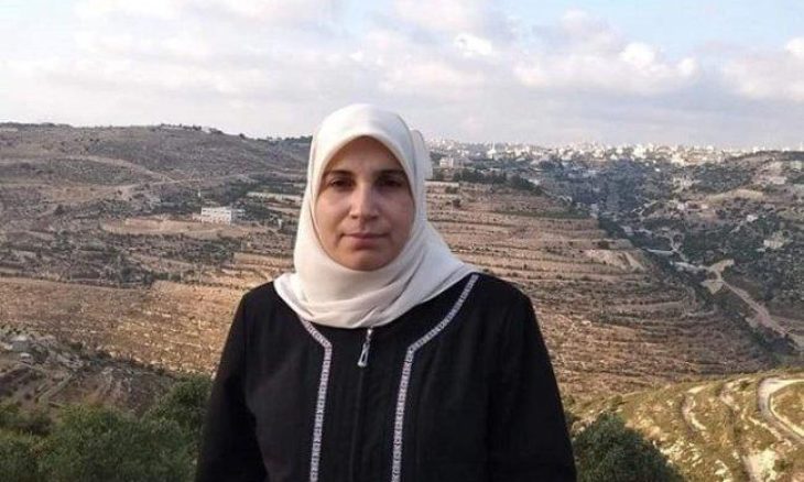 Lama al-Fakhuri (47), a mother of five who is an author and political analyst from Khallet Sharif [M2] , west of Hebron